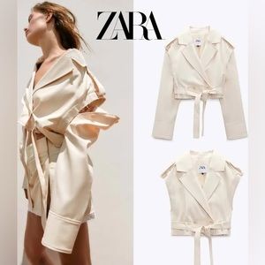 Zara Convertible Crop Jacket/Vest